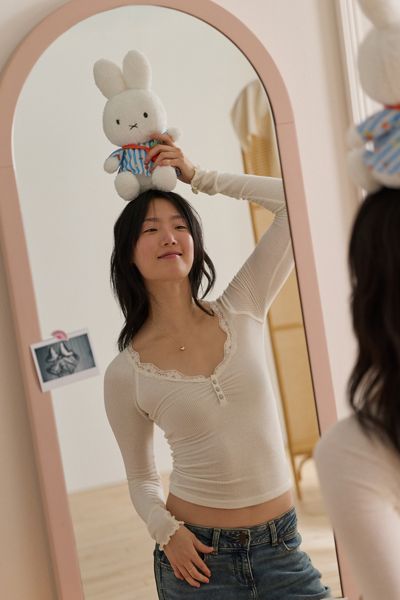Miffy UO Exclusive Striped Dress & Strawberry Purse Plushie