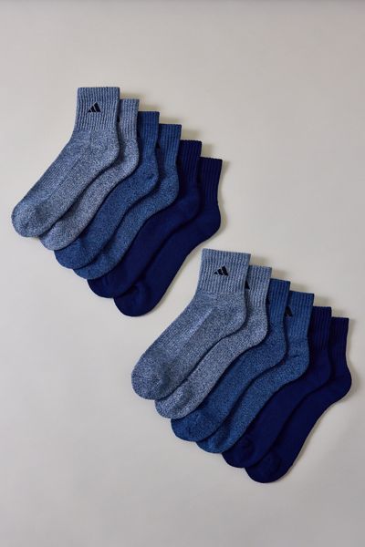adidas Athletic Cushioned Ankle Socks 6-Pack