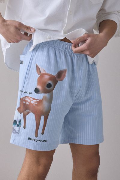 PLEASURES Pet Graphic Shorts