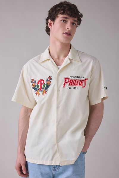 Pro Standard MLB Philadelphia Phillies Floral Barbeque Shirt