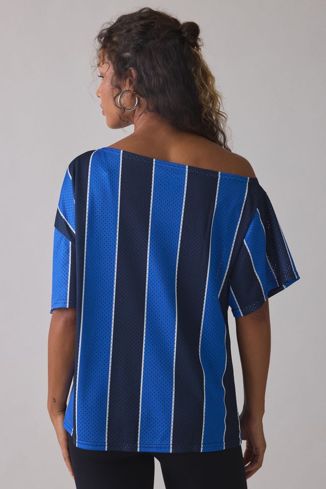 BDG Futbol Graphic Off-The-Shoulder Jersey Tee | Urban Outfitters