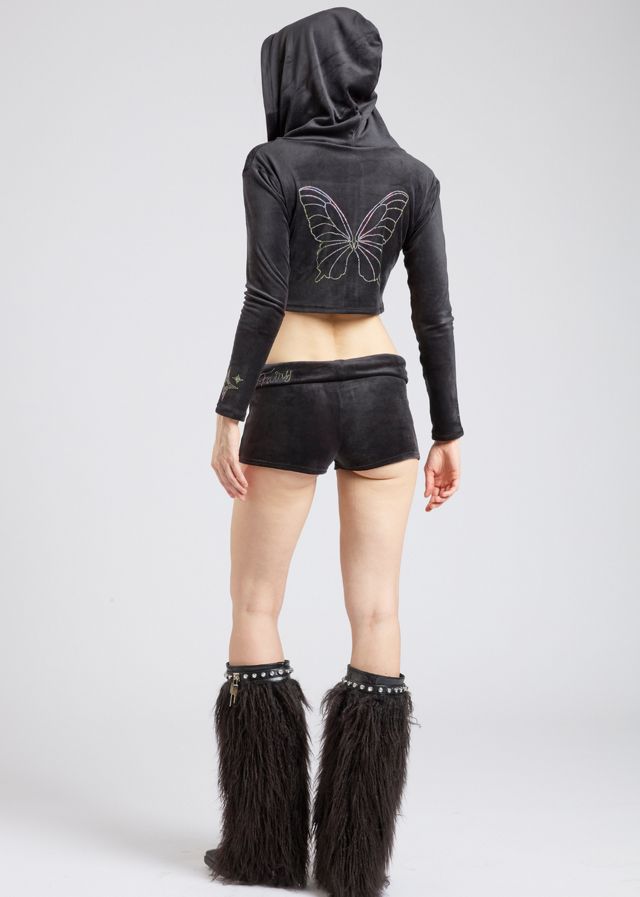 Sparkl Velour Tracksuit Short #4