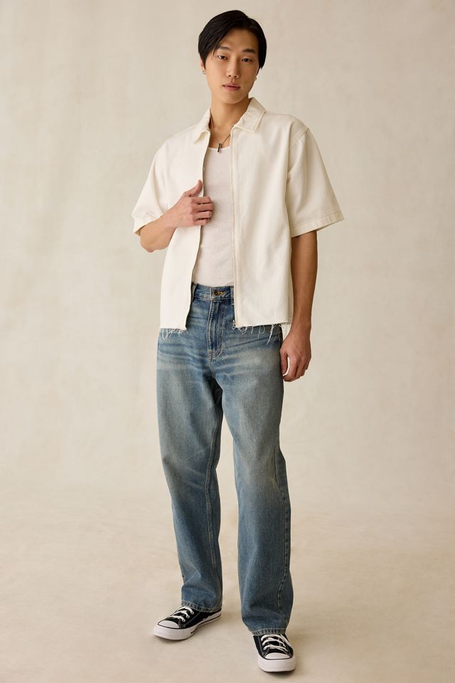 Lee Zip-Up Denim Shirt | Urban Outfitters
