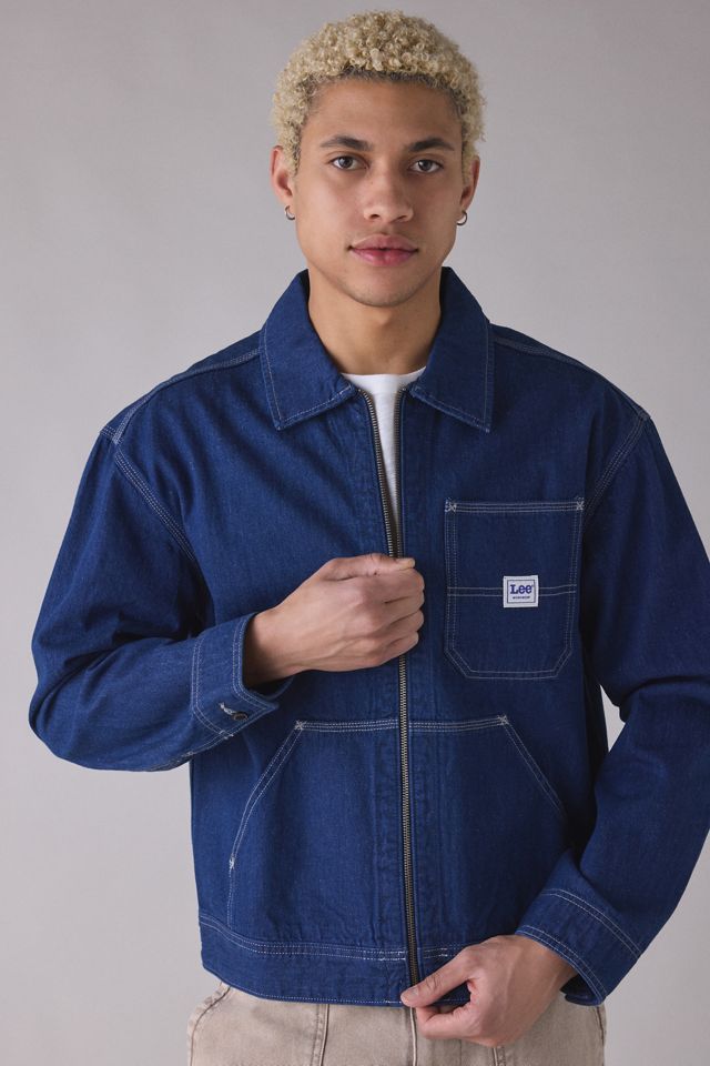 90s WORK MRK DENIM プルオーバー デニムジャケット L シャツ Lee 91W Workwear Denim Utility Jacket | Urban Outfitters