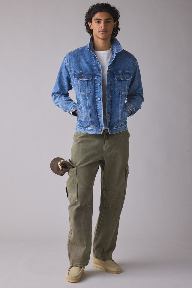 Lee Essential Rider Relaxed Fit Denim Trucker Jacket #3