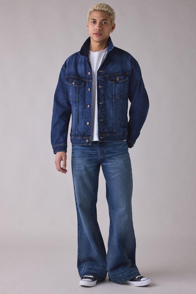 Lee Essential Rider Relaxed Fit Denim Trucker Jacket #3