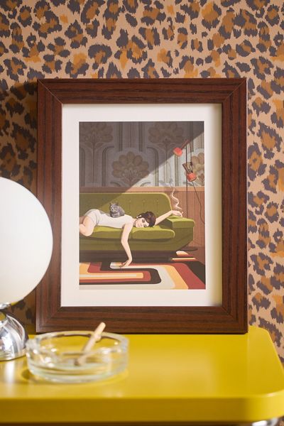 Artcatillustrated Waiting Game Art Print