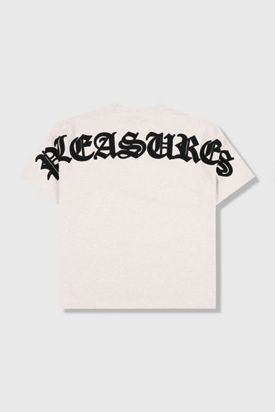PLEASURES Applique Logo Tee