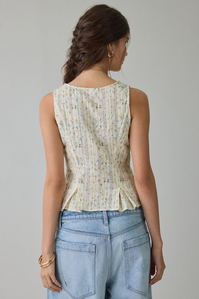 【merci】FLOWER LACE ARCH LINE BLOUSE 85038594_048_b