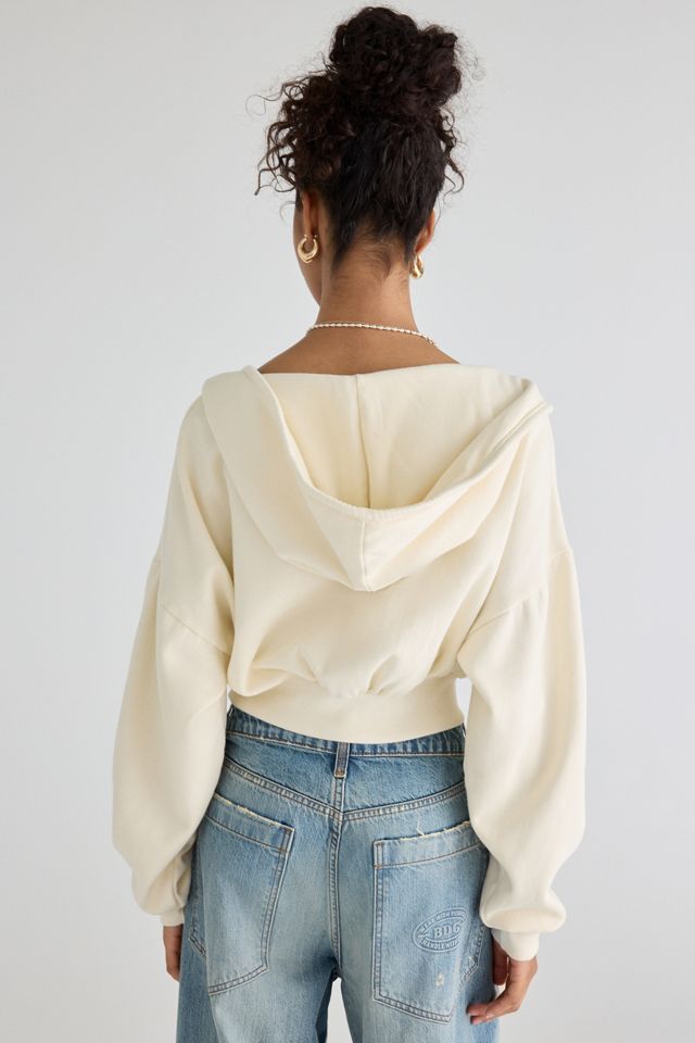 Out From Under Shore Up + Out Surplice Cropped Hoodie Sweatshirt #3