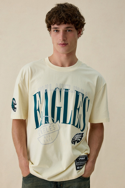 NFL EAGLES 3段ロゴプリントパーカー ×ヴィンテージ バイカラーベスト Pro Standard NFL Philadelphia Eagles Stamped Graphic Tee | Urban