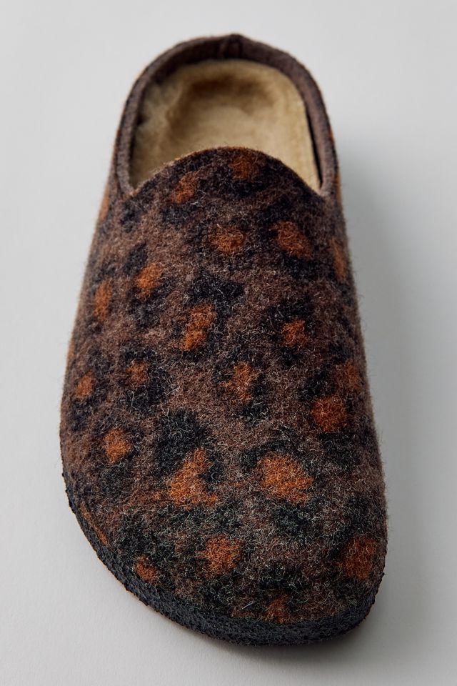 Birkenstock Women's Amsterdam Leopard Wrapped Suede Clogs #1