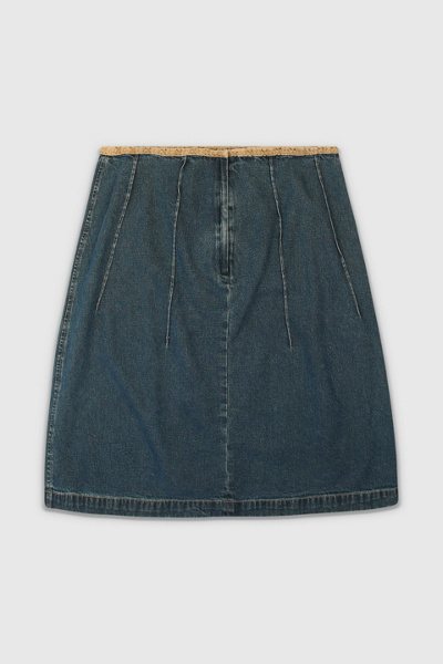 Vintage 90s Denim Midi Skirt