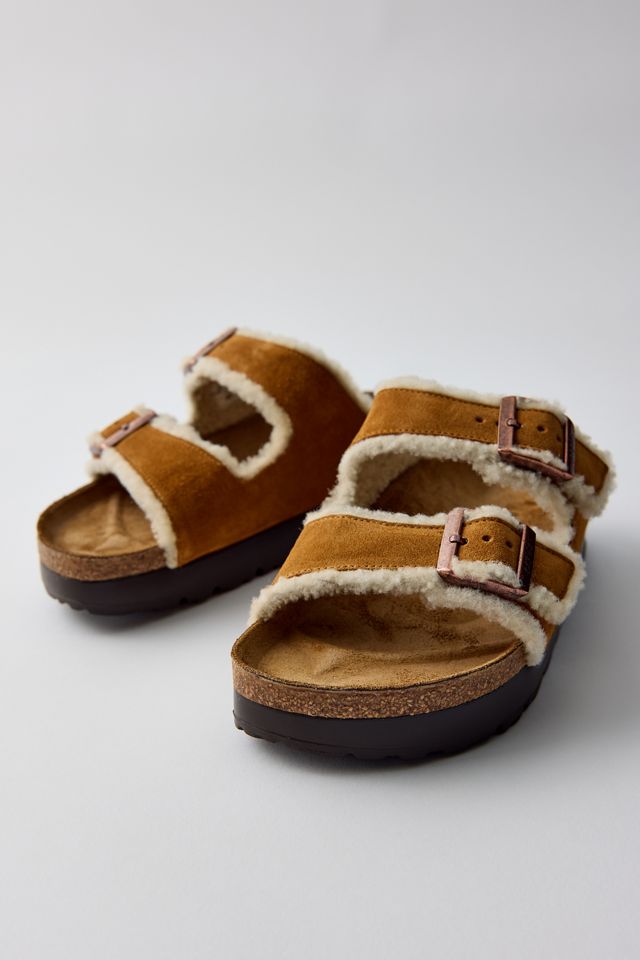 Birkenstock Women's Arizona Flex Platform Shearling Sandals #1