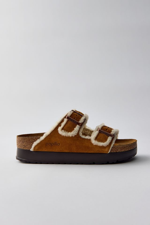 Birkenstock Women's Arizona Flex Platform Shearling Sandals #3