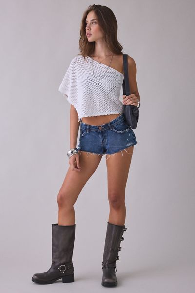 UO Sandy Boatneck Dolman Sleeve Cropped Sweater | Urban Outfitters