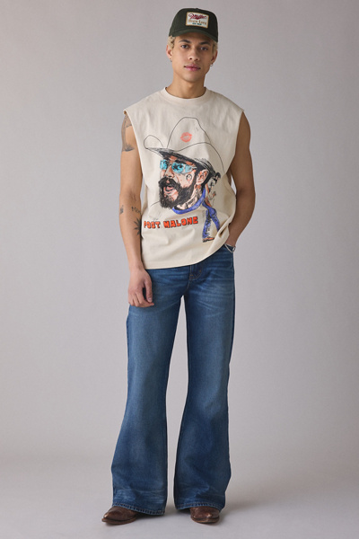 Giant Vintage Post Malone Graphic Heavyweight Cotton Muscle Tee