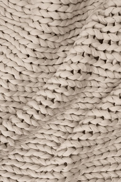 Bearaby Cotton Knitted 5-lb Weighted Travel Blanket