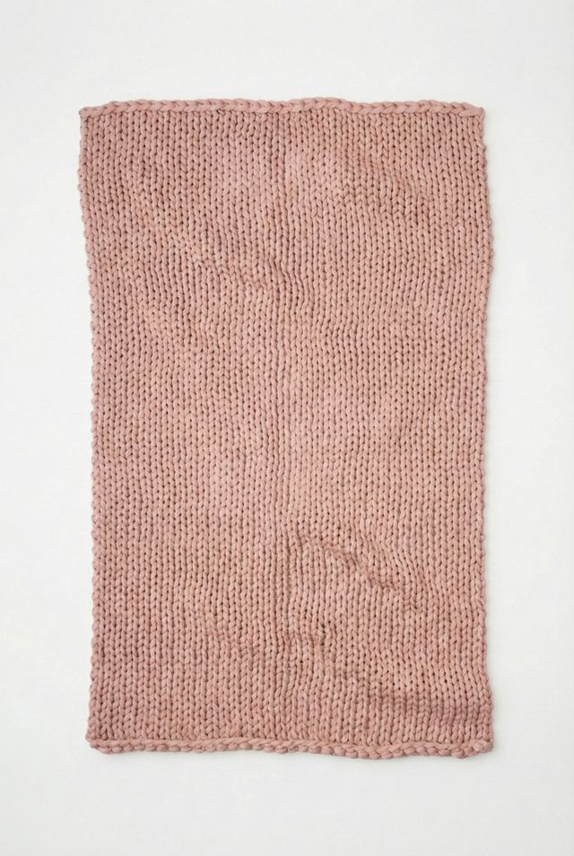 Bearaby Cotton Knitted 5-lb Weighted Travel Blanket #1