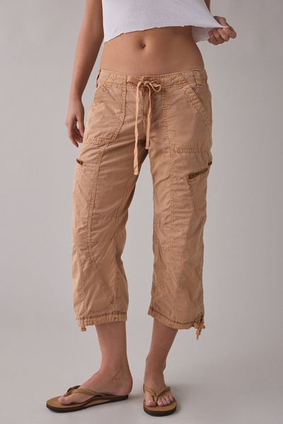 BDG Sidekick Crop Cotton Utility Pants