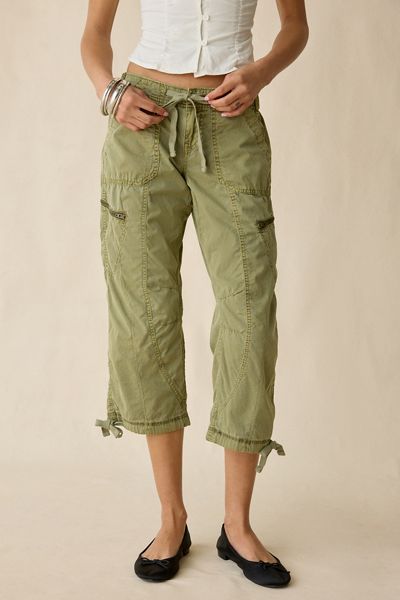 BDG Sidekick Crop Cotton Utility Pants