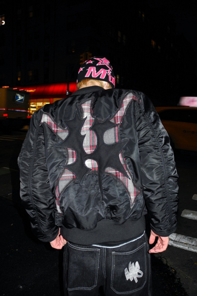Mindblown Crossbones Bomber Jacket