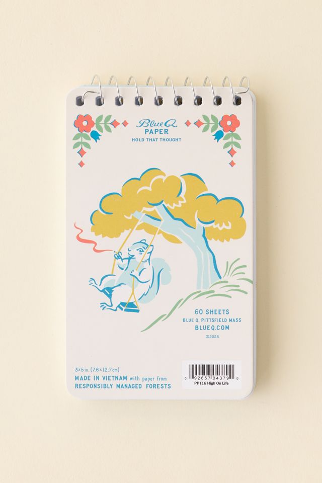 BlueQ High On Life Spiral Pocket Notebook #1