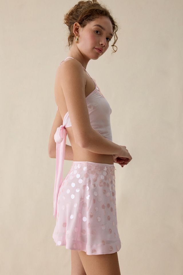 Mini-jupe à paillettes Cosmo de For Love & Lemons #2
