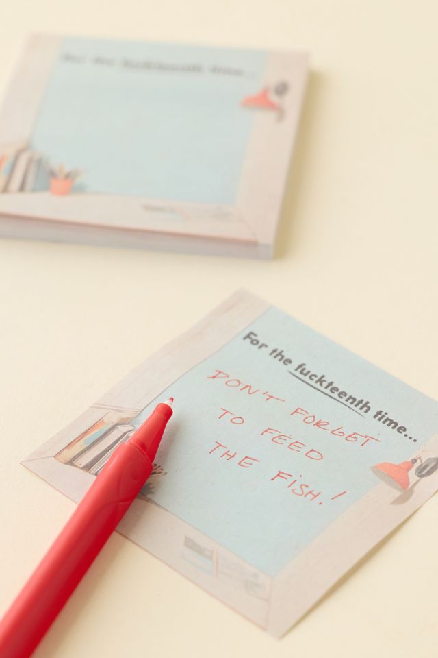 Bad Betty Greeting Co. For The F-Teenth Time Sticky Notepad #1
