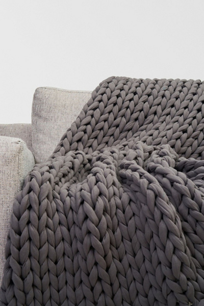 Bearaby Cotton Knitted Weighted Blanket
