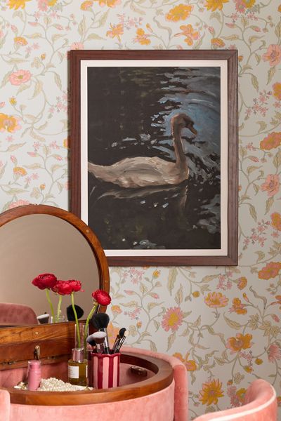 Miss Mustard Seed Swan One Art Print