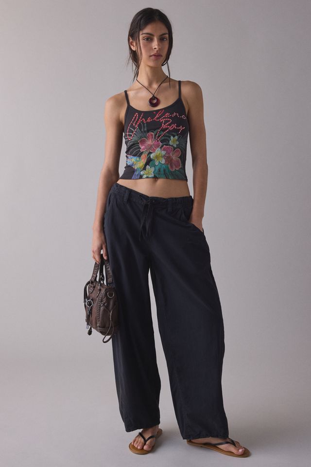 Chileno Bay Rhinestone Graphic Crop Cami #3