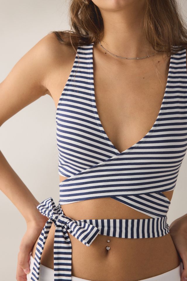Out From Under Bec Ballet Wrap Tank Top #1