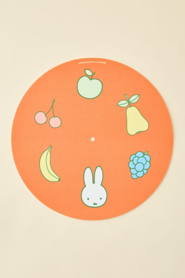 Tapis de plateau tournant aux fruits Miffy + Retrospekt #2