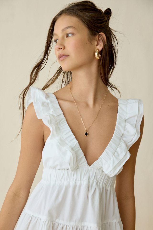 Kimchi Blue Main Stage Tiered Ruffle Mini Dress | Urban Outfitters