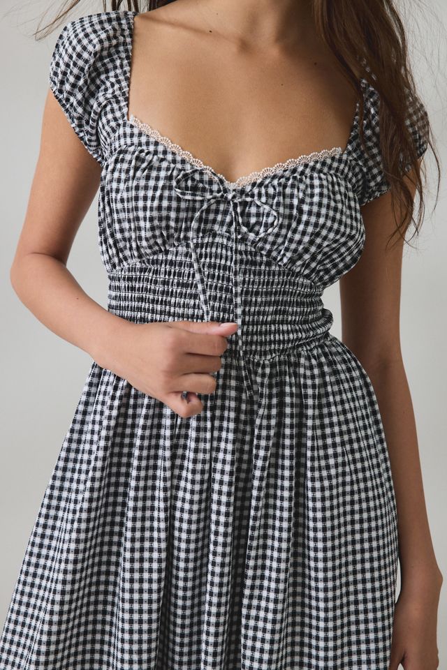 Elevator Disco Temptation Open-Back Milkmaid Midi Dress #1