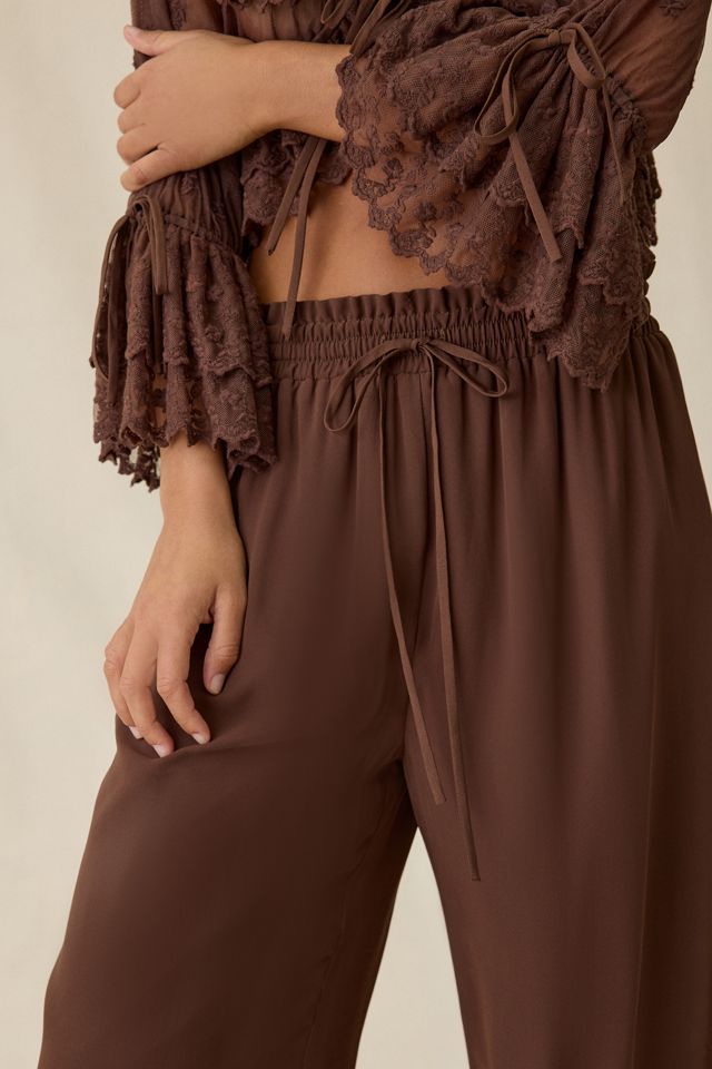 Elevator Disco Eleanor Ruffle Lace Trim Balloon Pants #2