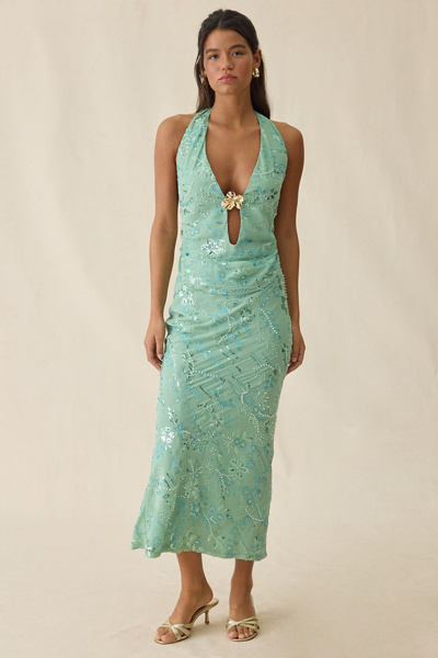 Elevator Disco Selina Beaded Midi Skirt
