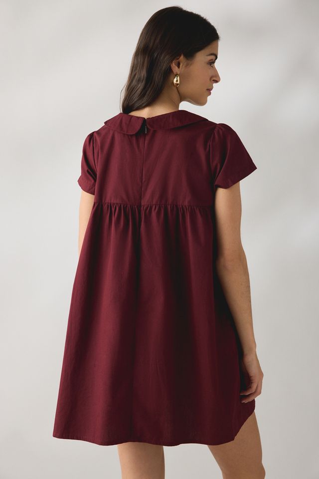 motel burgundy dress Covetown Chest