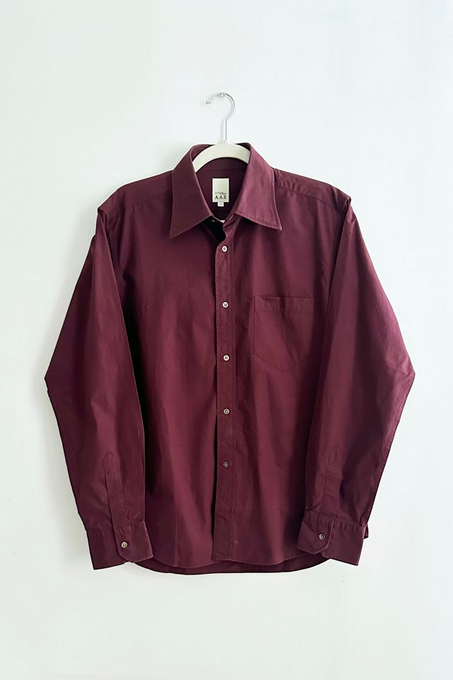 Vintage Yohji Yamamoto D'Urban A.A.R Burgundy Cotton Shirt | Urban