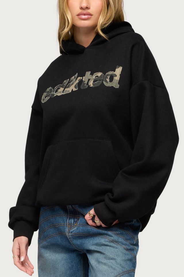Edikted Camo Cutie Edikted Oversized Hoodie #1