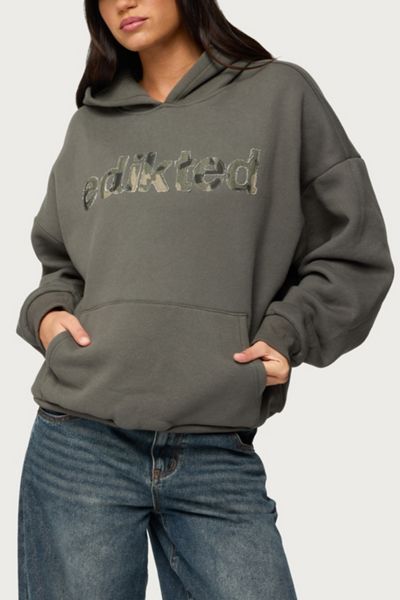 Jaded London Resident Hater Graphic Camo Hockey Jersey | Urban