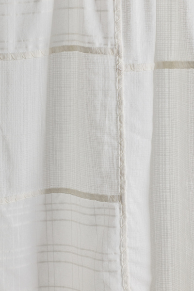 Urban Outfitters Chloe Gauze Patchwork Café Curtain