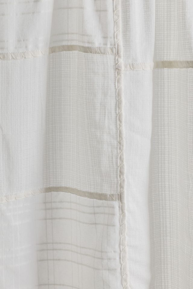 Chloe Gauze Patchwork Café Curtain Set #2