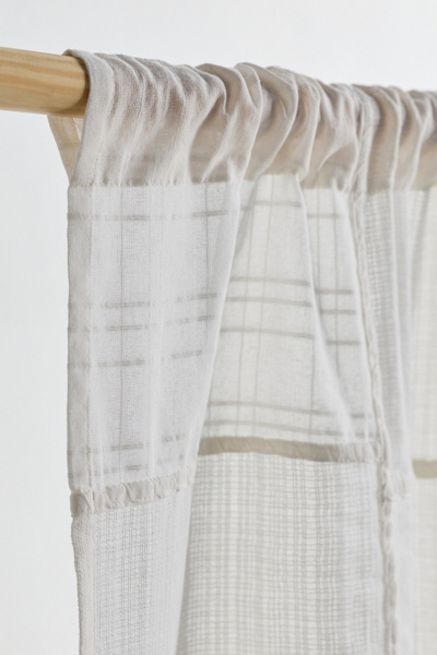 Urban Outfitters Chloe Gauze Patchwork Café Curtain - Thumbnail 2