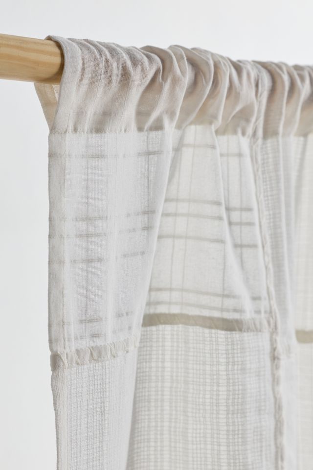 Chloe Gauze Patchwork Café Curtain Set #3