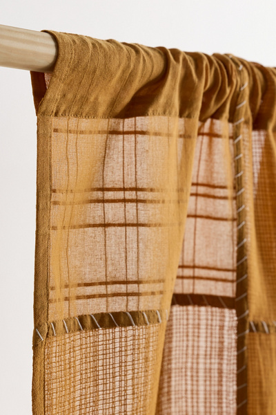 Chloe Gauze Patchwork Café Curtain Set