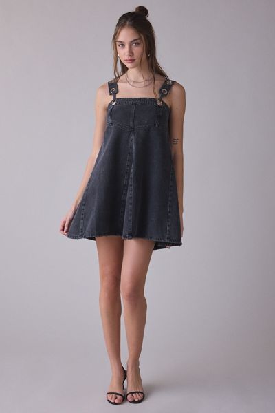 white christmas dresses Judy Blue Denim Overall Dress – Boutique 1780 main image 1