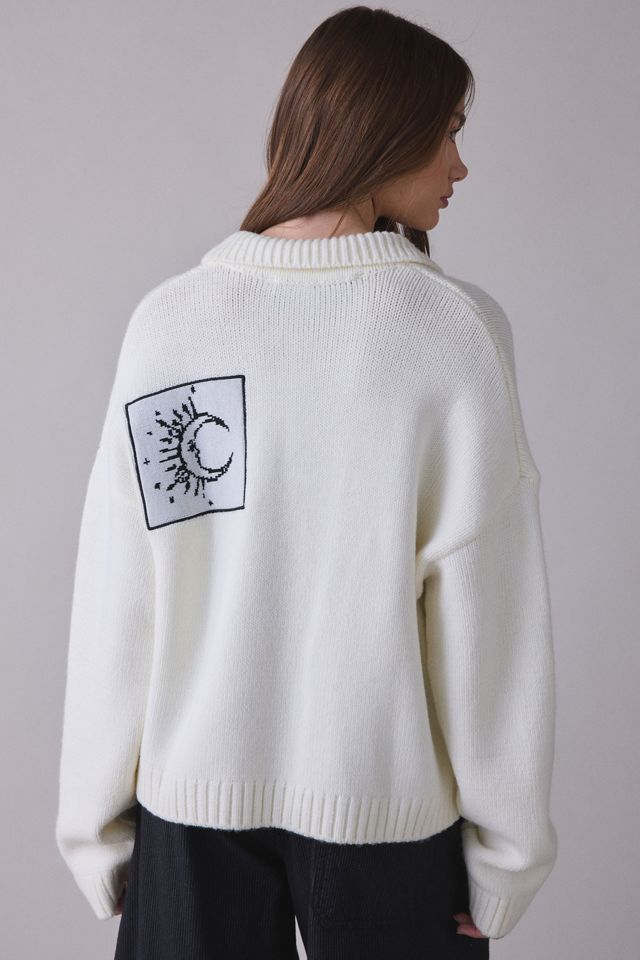 The Ragged Priest Post Polo Collar Sweater #1