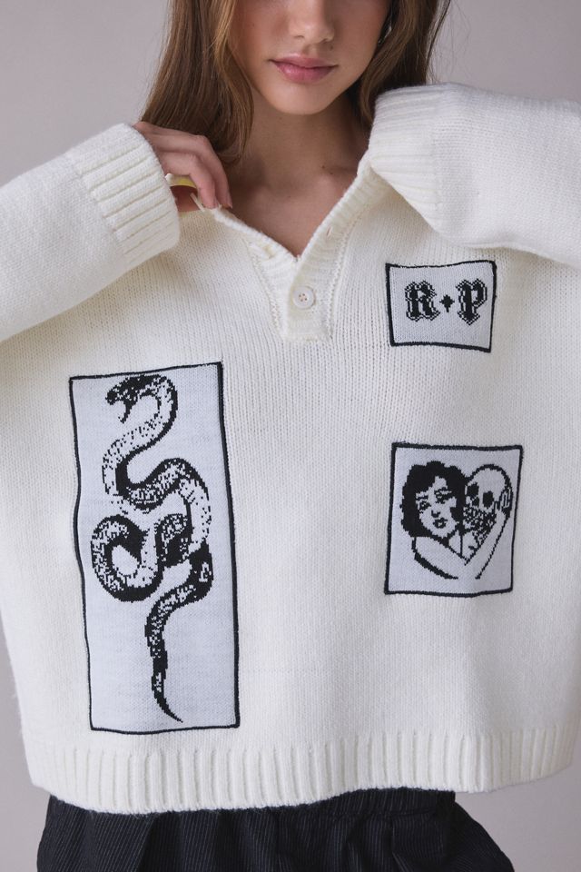 The Ragged Priest Post Polo Collar Sweater #2